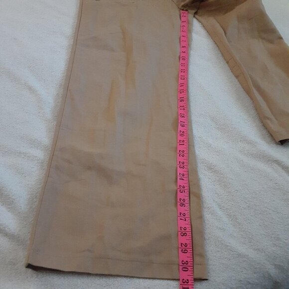 Princess Polly Women's Size 8 Khaki Beige Belted Wide Leg Utility Pants - Picture 13 of 13